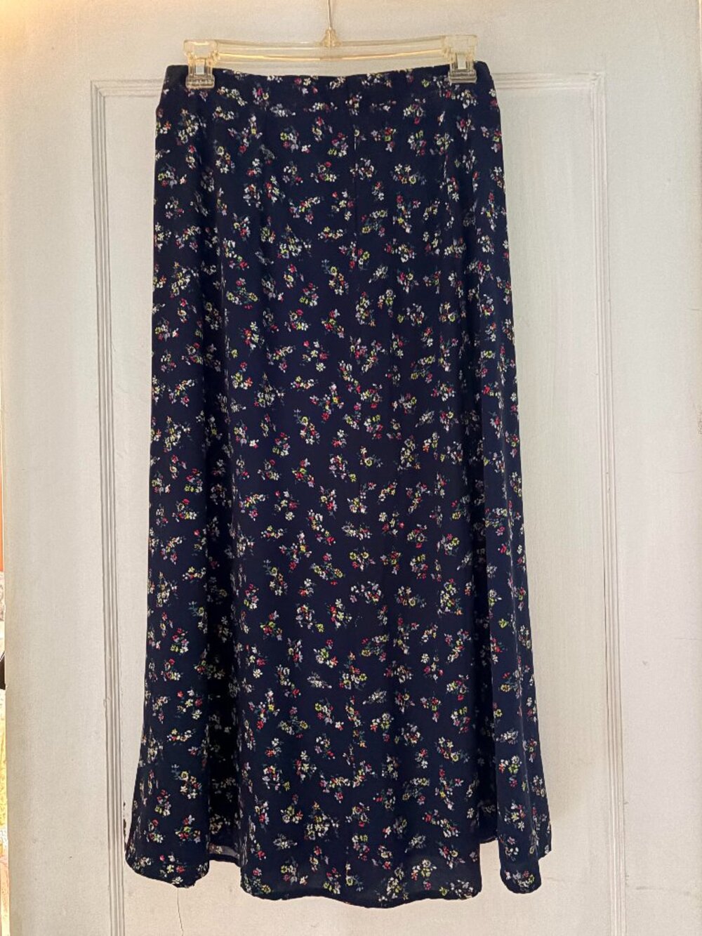 Dark Blue Lulus Midi Skirt Size Small